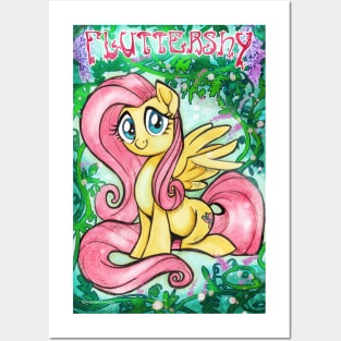 Fluttershy Posters and Art